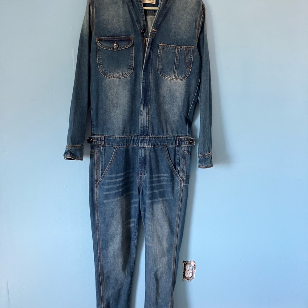 Yip Ai Yuan Denim Coveralls.